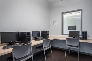 High speed internet equipped computer lab